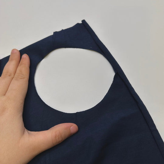 Local Watershed - Jersey Natural Knit - Light Navy - 1.7M Bundle - True Deadstock fabric Fabric by private - Sustainable Textile | FABCYCLE