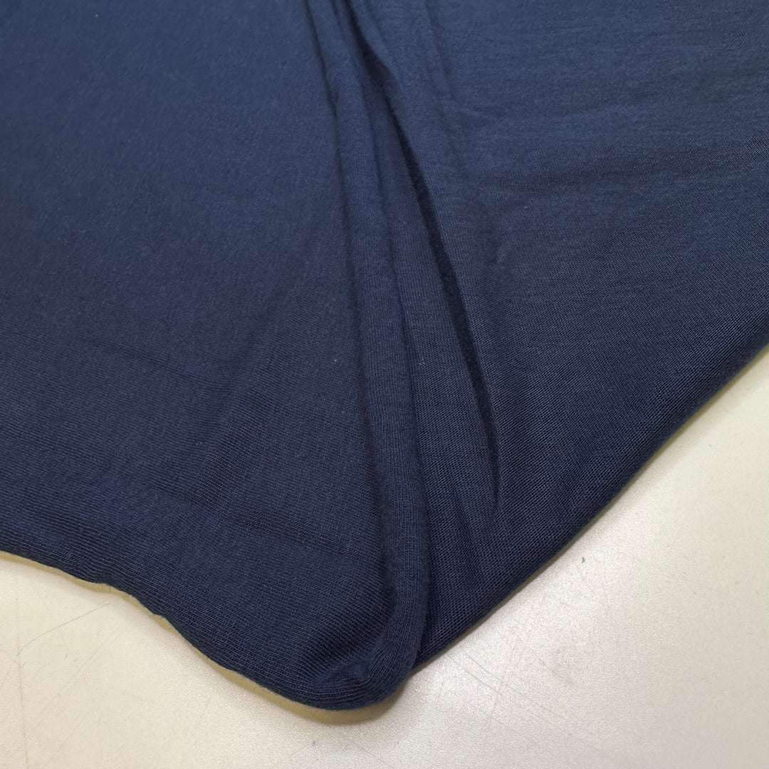 Local Watershed - Jersey Natural Knit - Light Navy - 1.7M Bundle - True Deadstock fabric Fabric by private - Sustainable Textile | FABCYCLE