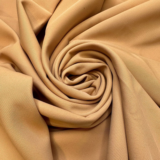 Long Weekend - Polyester Blend Knit - Light Beige - 1.1M Bundle - True Deadstock fabric Fabric by private - Sustainable Textile | FABCYCLE