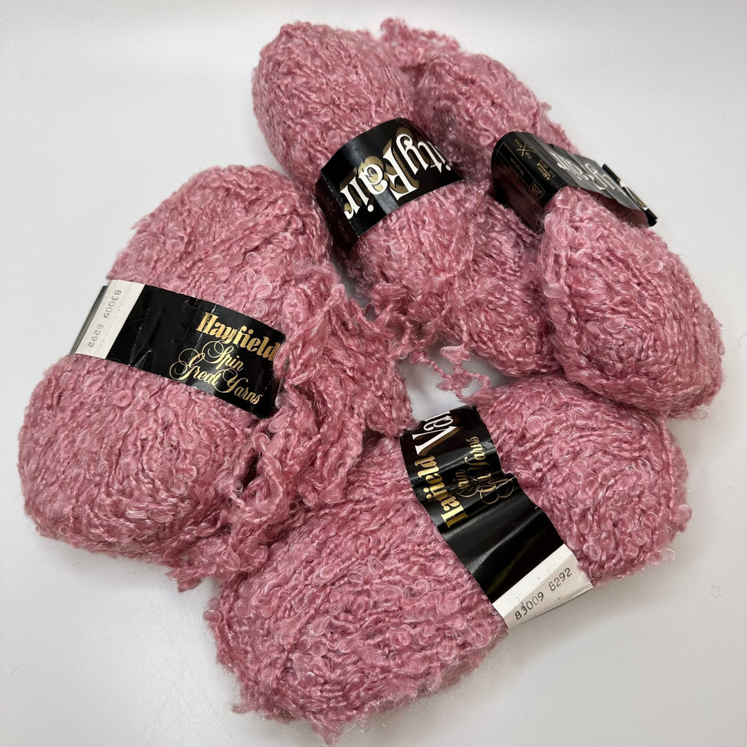 Looped Pink Pack Yarn - Light Pink - 4 Pack - True Deadstock supplies Fabric by private - Sustainable Textile | FABCYCLE