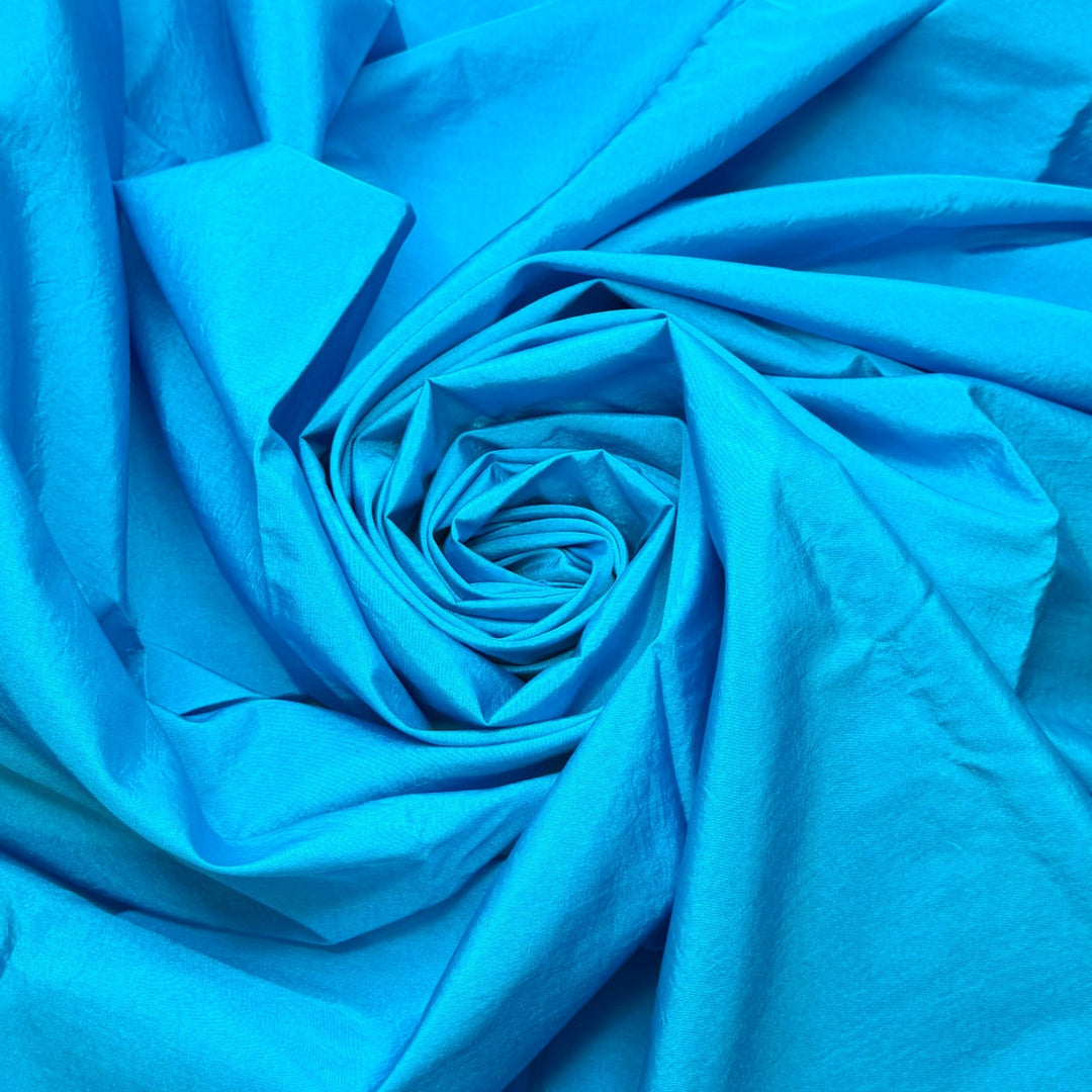 Lost An Earring - Nylon Blend Woven - Blue - 2.9M Bundle - True Deadstock fabric Fabric by private - Sustainable Textile | FABCYCLE