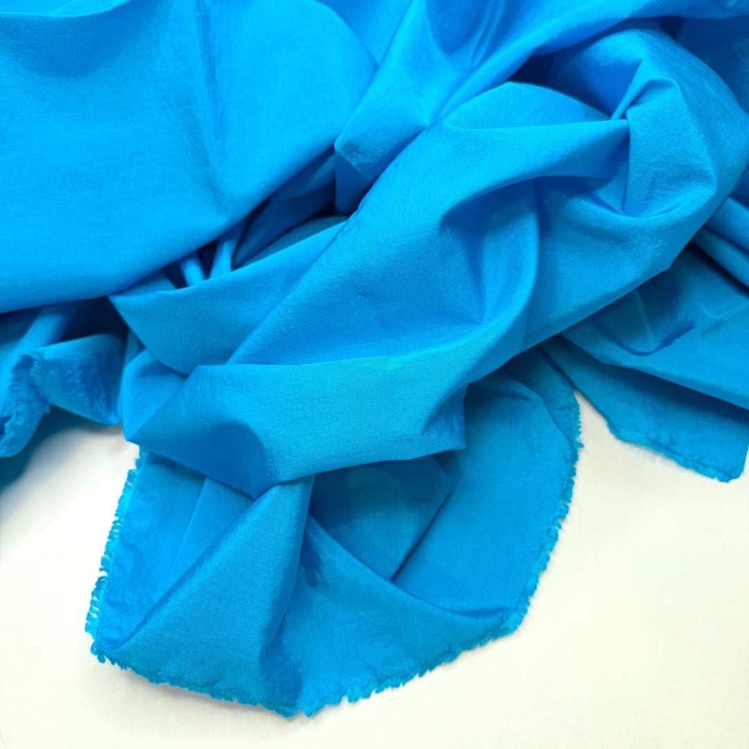 Lost An Earring - Nylon Blend Woven - Blue - 2.9M Bundle - True Deadstock fabric Fabric by private - Sustainable Textile | FABCYCLE