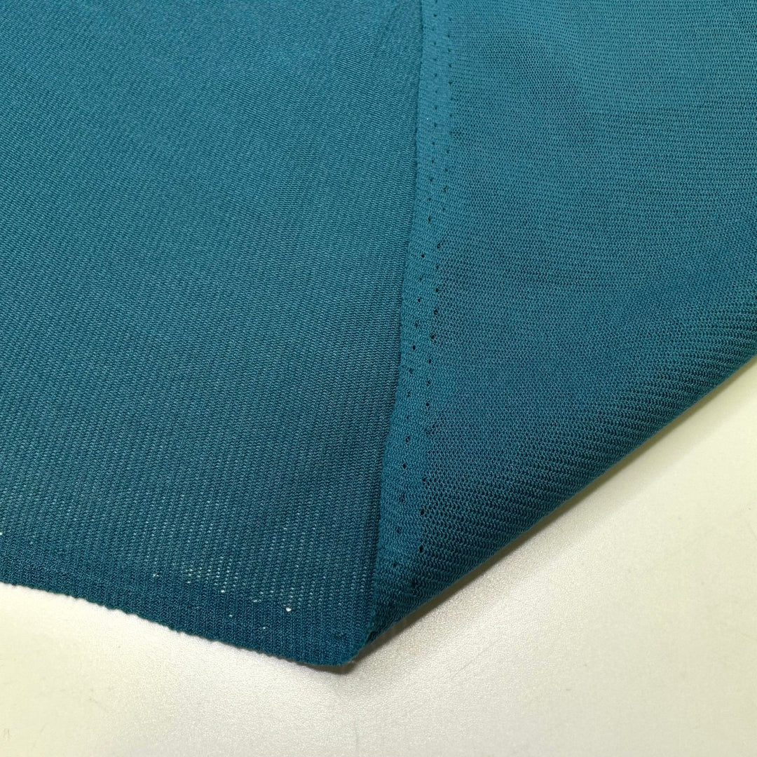 Lost Map Piece - Mesh Poly/Spandex Knit - Dark Teal - 1.3M Bundle - True Deadstock fabric Fabric by private - Sustainable Textile | FABCYCLE