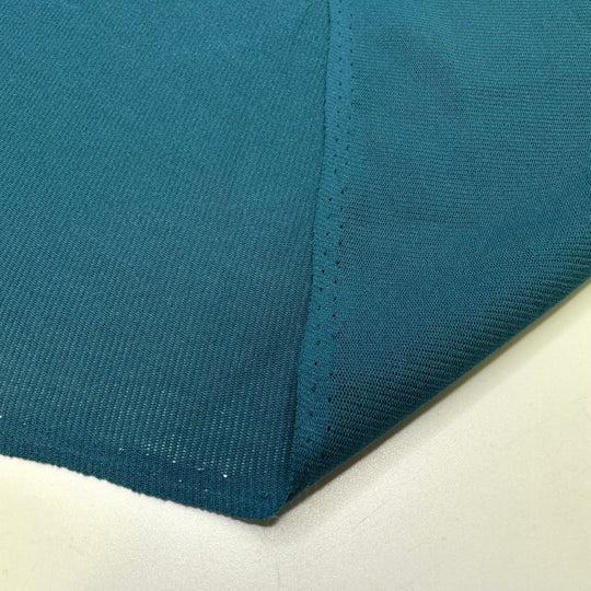 Lost Map Piece - Mesh Poly/Spandex Knit - Dark Teal - 1.3M Bundle - True Deadstock fabric Fabric by private - Sustainable Textile | FABCYCLE