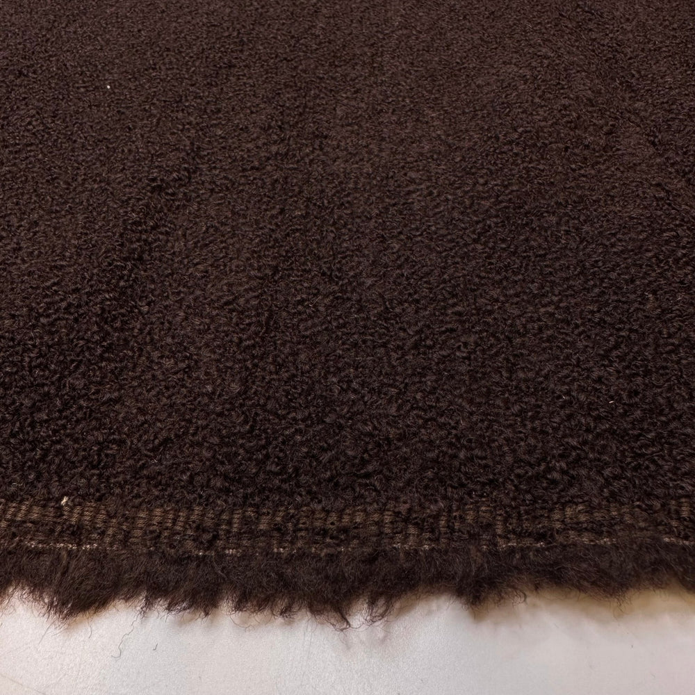 Lounging In A Suit - Wool Blend Woven - Dark Brown - 1M Bundle - True Deadstock fabric Fabric by private - Sustainable Textile | FABCYCLE