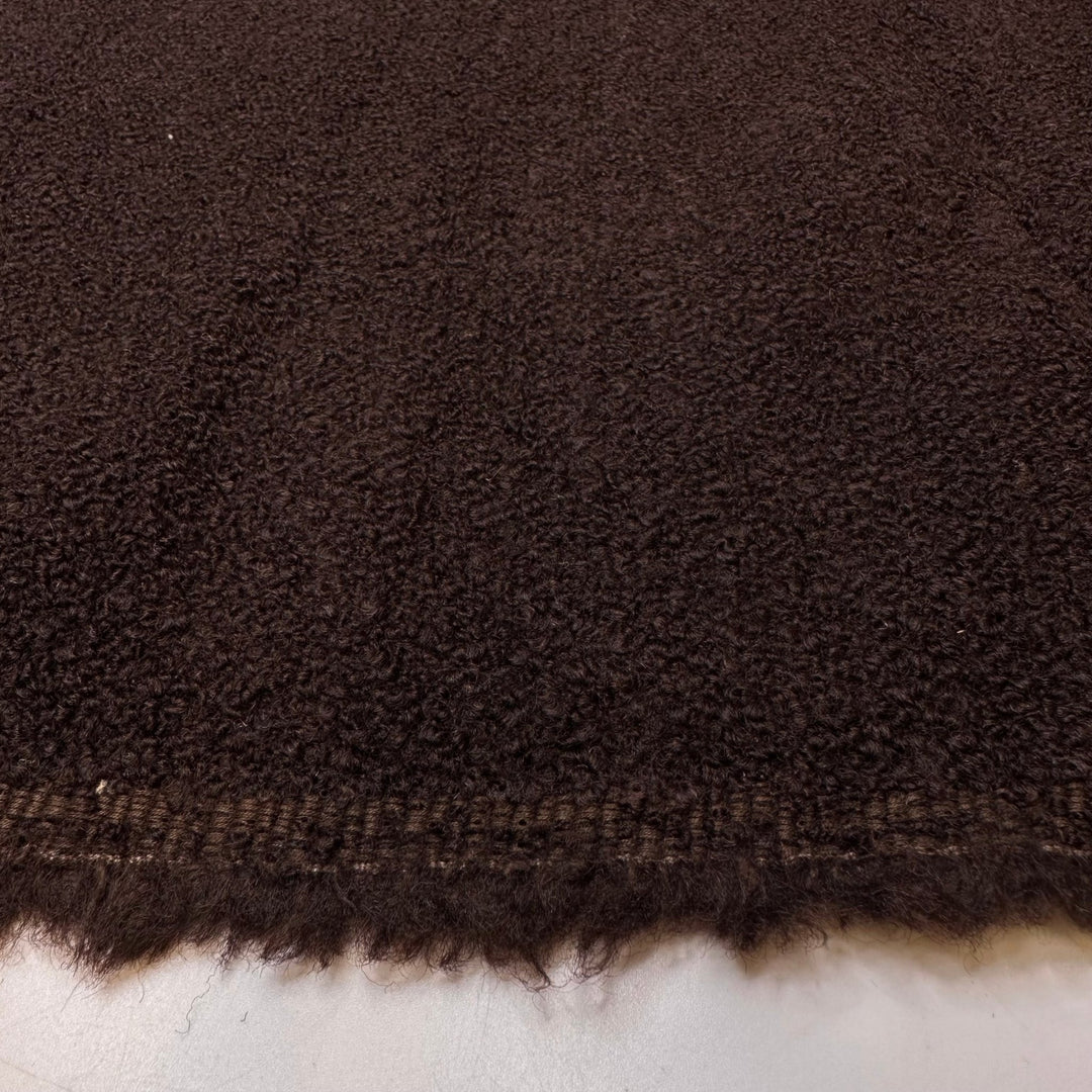 Lounging In A Suit - Wool Blend Woven - Dark Brown - 1M Bundle - True Deadstock fabric Fabric by private - Sustainable Textile | FABCYCLE