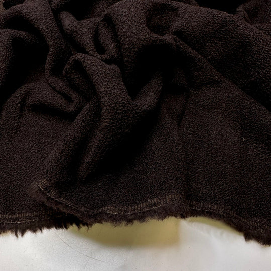 Lounging In A Suit - Wool Blend Woven - Dark Brown - 1M Bundle - True Deadstock fabric Fabric by private - Sustainable Textile | FABCYCLE