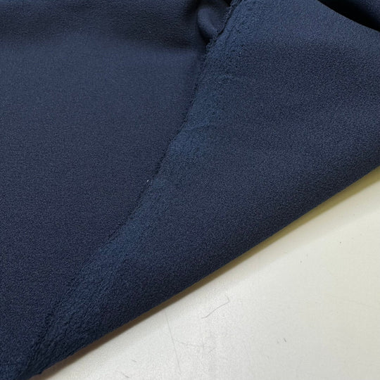 Love A Classic - Crepe Poly Woven - Navy - 4.6M Bundle - True Deadstock fabric Fabric by private - Sustainable Textile | FABCYCLE