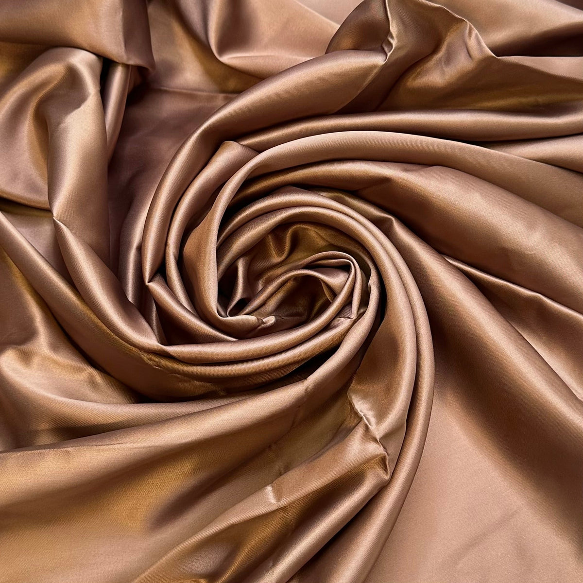 Love Actually - Polyester Blend Woven - Light Brown - 1.1M Bundle - True Deadstock fabric Fabric by private - Sustainable Textile | FABCYCLE
