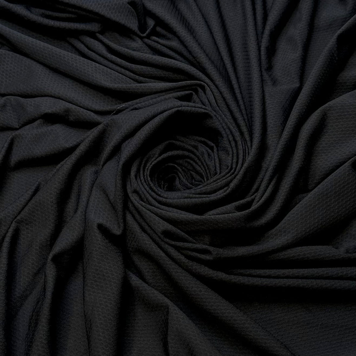 Love At First Sight - Polyester Blend Knit - Dark Grey - 2.9M Bundle - True Deadstock fabric Fabric by private - Sustainable Textile | FABCYCLE