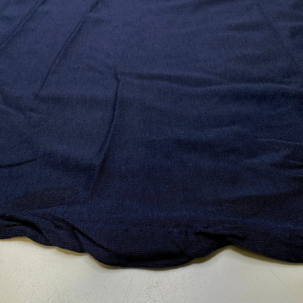 Love At Sea - Cotton Blend Knit - Navy - Bundles - True Deadstock fabric Fabric by private - Sustainable Textile | FABCYCLE