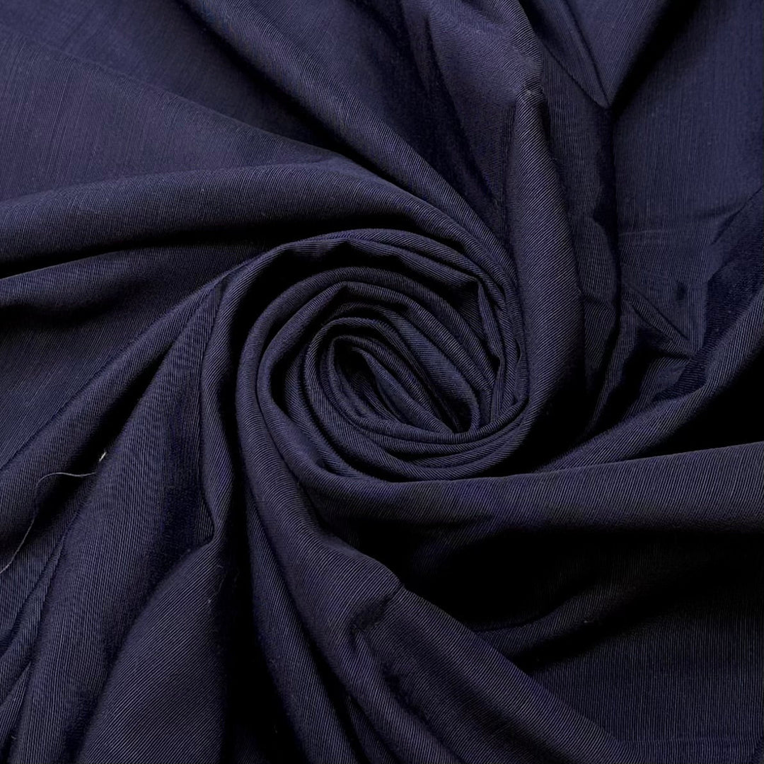 Love At Sea - Cotton/Poly Woven - Navy - 1.2M Bundle - True Deadstock fabric Fabric by private - Sustainable Textile | FABCYCLE