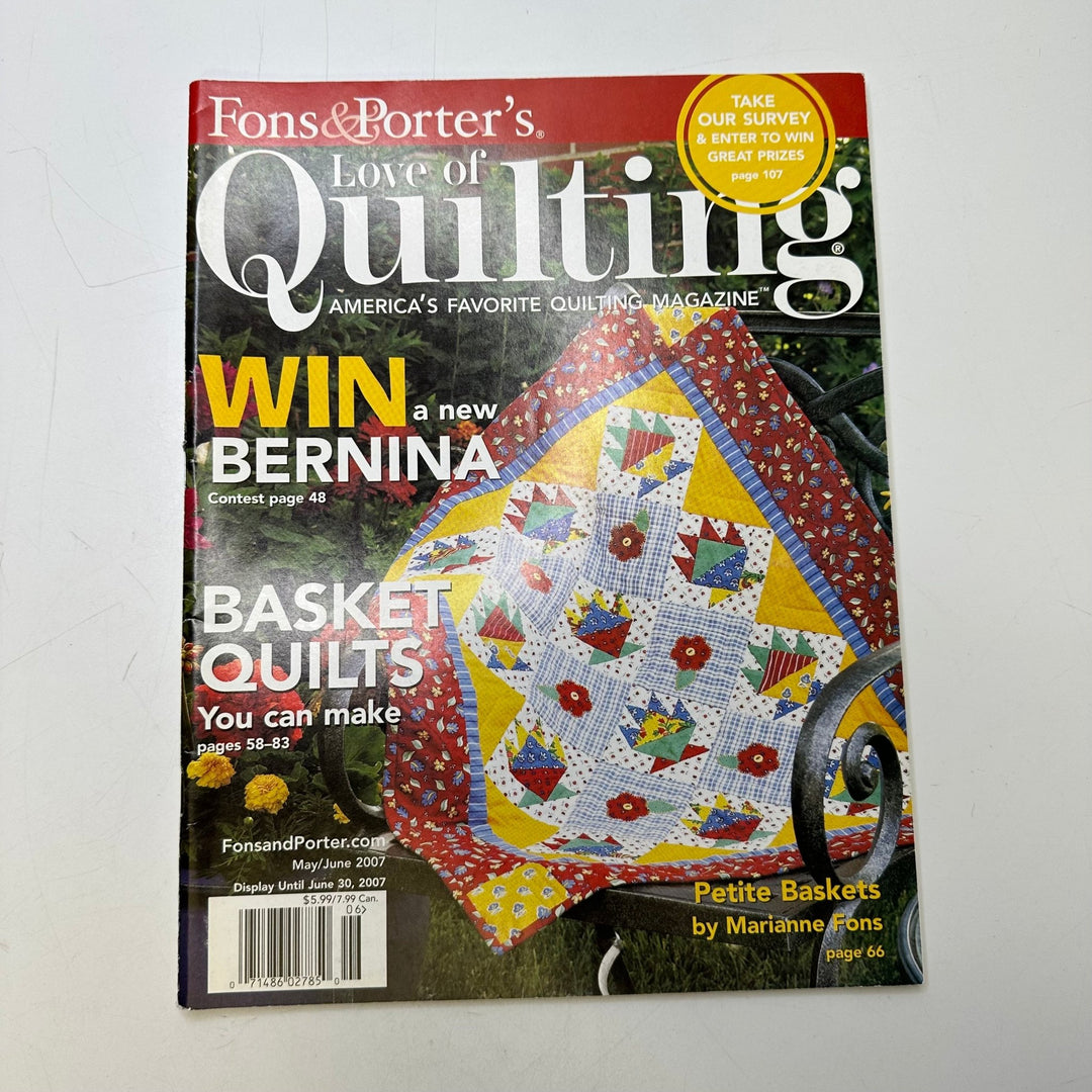 Love Of Quilting May June 2007 Books - Green Multi - Individual - True Deadstock supplies Fabric by private - Sustainable Textile | FABCYCLE