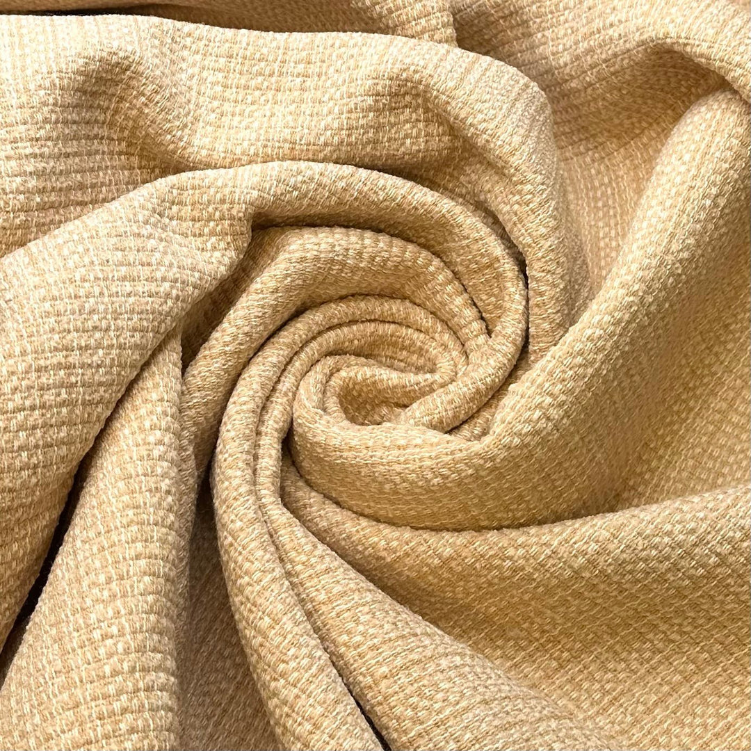 Loving Mondays - Synthetic Blend Woven - Light Beige - Bundles - True Deadstock fabric Fabric by private - Sustainable Textile | FABCYCLE