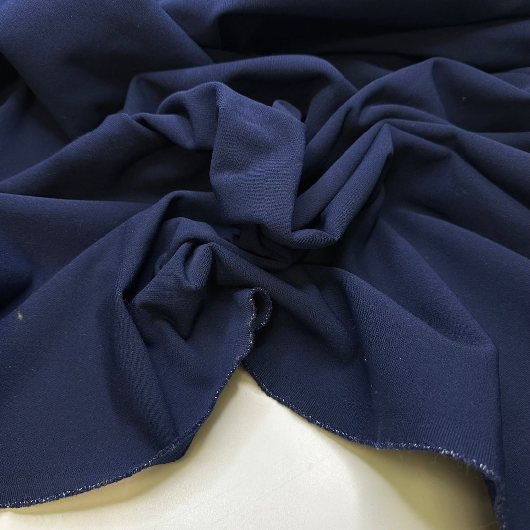 Lunar Key - French Terry Polyester Blend Knit - Dark Blue - 2.6M Bundle - True Deadstock fabric Fabric by private - Sustainable Textile | FABCYCLE