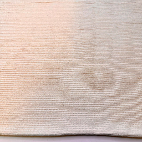 Luxury Snuggie - Tubular Rib Knit Natural Blend Knit - Cream - 2M Bundle - True Deadstock fabric Fabric by private - Sustainable Textile | FABCYCLE