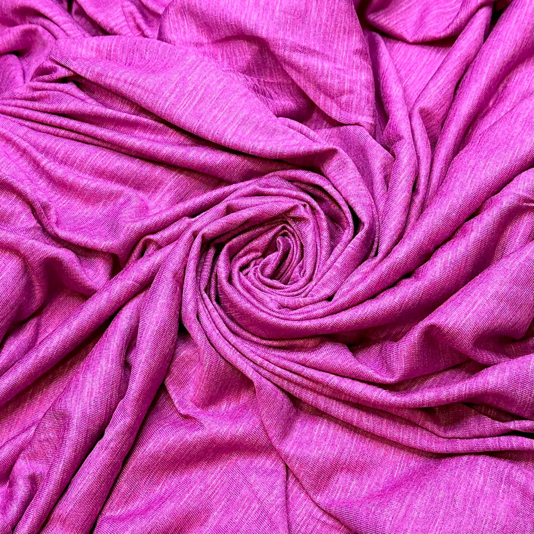 Magenta Magic - Jersey Natural Blend Knit - Dark Pink - Bundles - True Deadstock fabric Fabric by private - Sustainable Textile | FABCYCLE