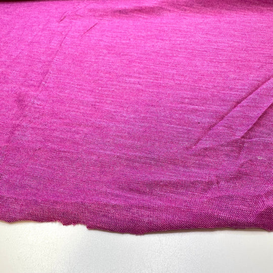 Magenta Magic - Jersey Natural Blend Knit - Dark Pink - Bundles - True Deadstock fabric Fabric by private - Sustainable Textile | FABCYCLE