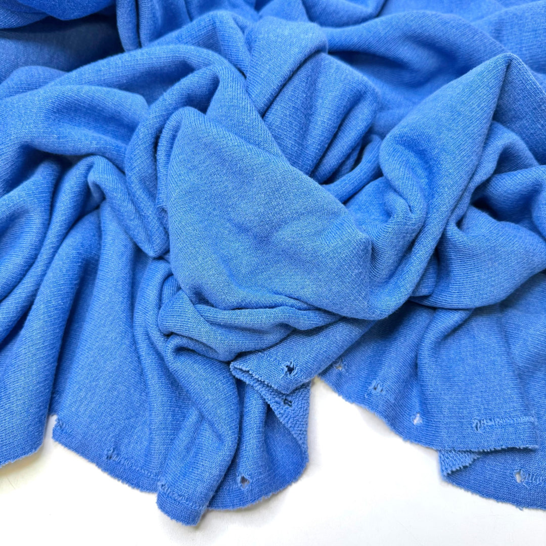 Magnetosphere - French Terry Cotton Blend Knit - Blue - 3.15M Bundle - True Deadstock fabric Fabric by private - Sustainable Textile | FABCYCLE