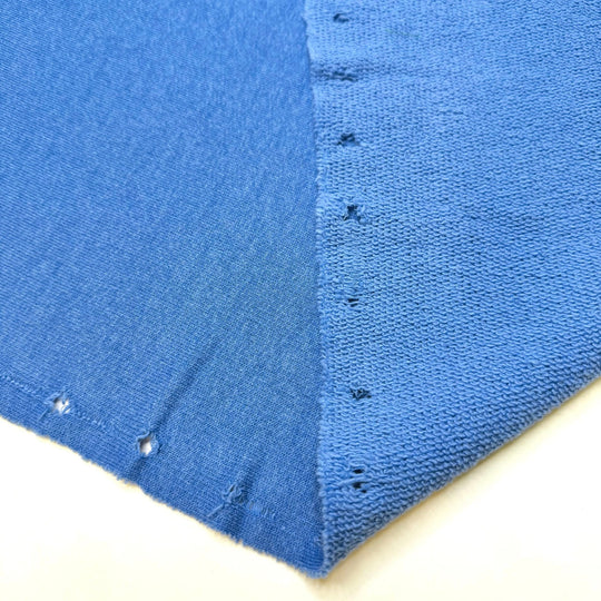 Magnetosphere - French Terry Cotton Blend Knit - Blue - 3.15M Bundle - True Deadstock fabric Fabric by private - Sustainable Textile | FABCYCLE