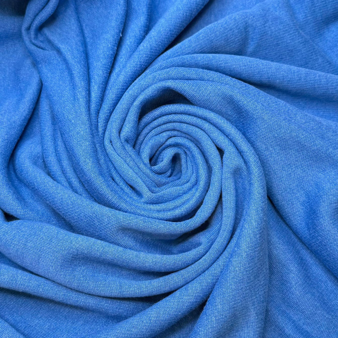 Magnetosphere - French Terry Cotton Blend Knit - Blue - 3.15M Bundle - True Deadstock fabric Fabric by private - Sustainable Textile | FABCYCLE