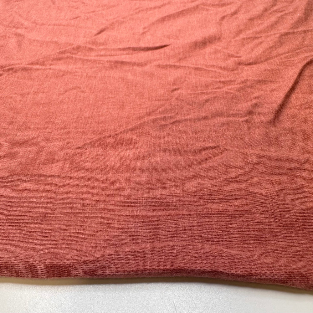 Make It Pumpkin Spiced - Jersey Bamboo Blend Knit - Full Orange - 1.4M Bundle - True Deadstock fabric Fabric by private - Sustainable Textile | FABCYCLE