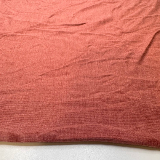 Make It Pumpkin Spiced - Jersey Bamboo Blend Knit - Full Orange - 1.4M Bundle - True Deadstock fabric Fabric by private - Sustainable Textile | FABCYCLE