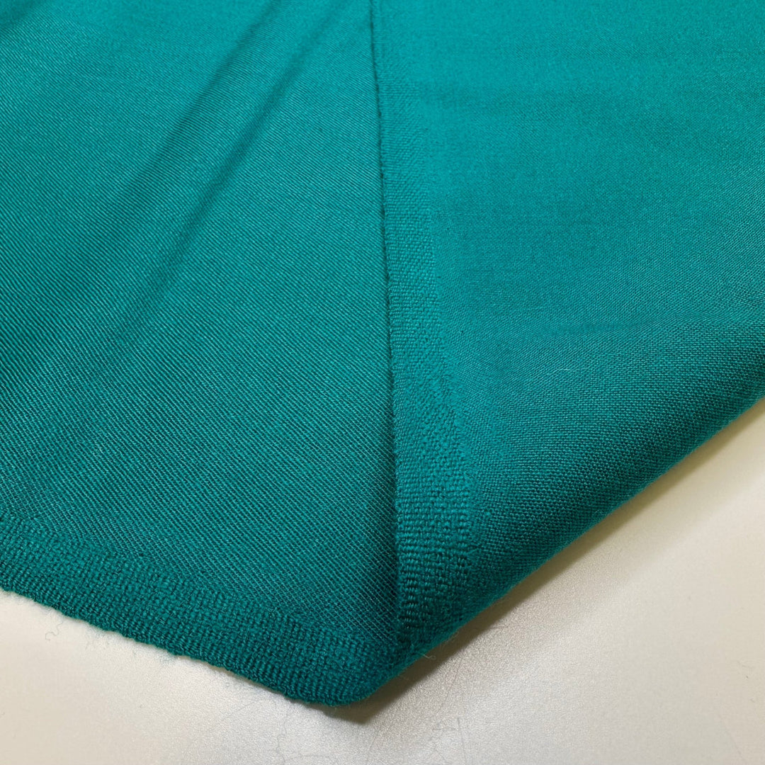 Make Me Into Something Good - Wool Woven - Teal - 3.6M Bundle - True Deadstock fabric Fabric by private - Sustainable Textile | FABCYCLE
