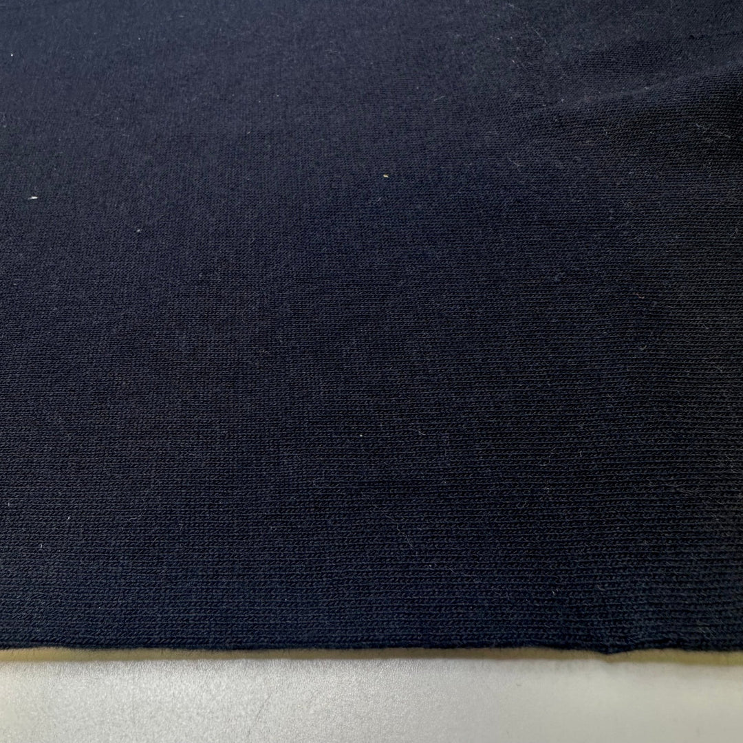 Make Me - Tubular Rib Knit Cotton Blend Knit - Dark Navy - 1M Bundle - True Deadstock fabric Fabric by private - Sustainable Textile | FABCYCLE