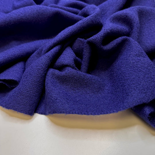Make Me Wanna Dance - Tweed Wool Woven - Dark Blue - 1.65M Bundle - True Deadstock fabric Fabric by private - Sustainable Textile | FABCYCLE