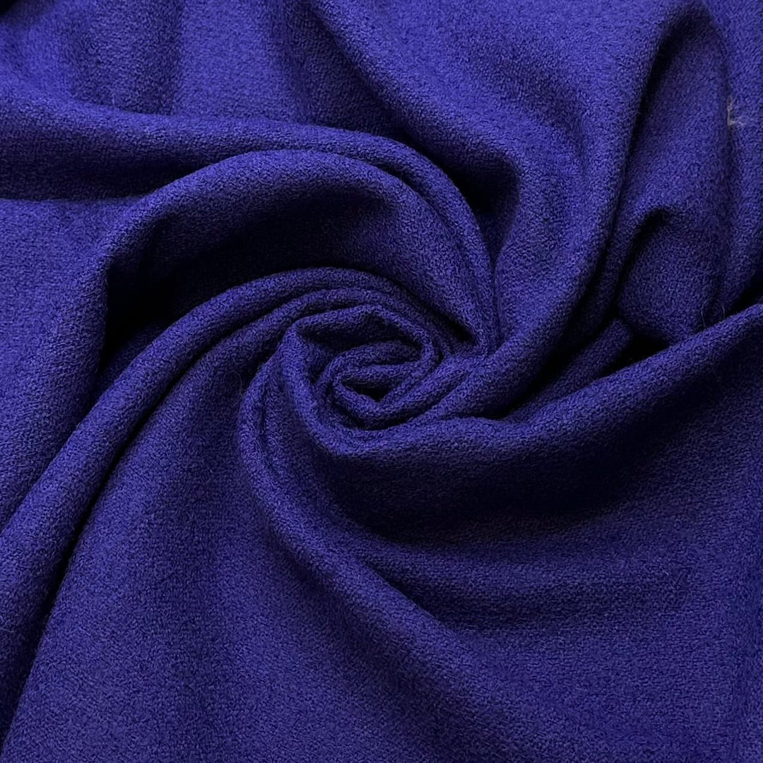 Make Me Wanna Dance - Tweed Wool Woven - Dark Blue - 1.65M Bundle - True Deadstock fabric Fabric by private - Sustainable Textile | FABCYCLE