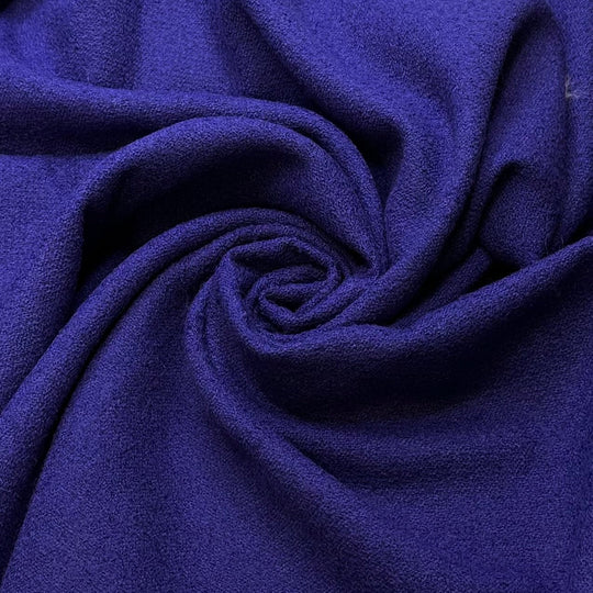 Make Me Wanna Dance - Tweed Wool Woven - Dark Blue - 1.65M Bundle - True Deadstock fabric Fabric by private - Sustainable Textile | FABCYCLE