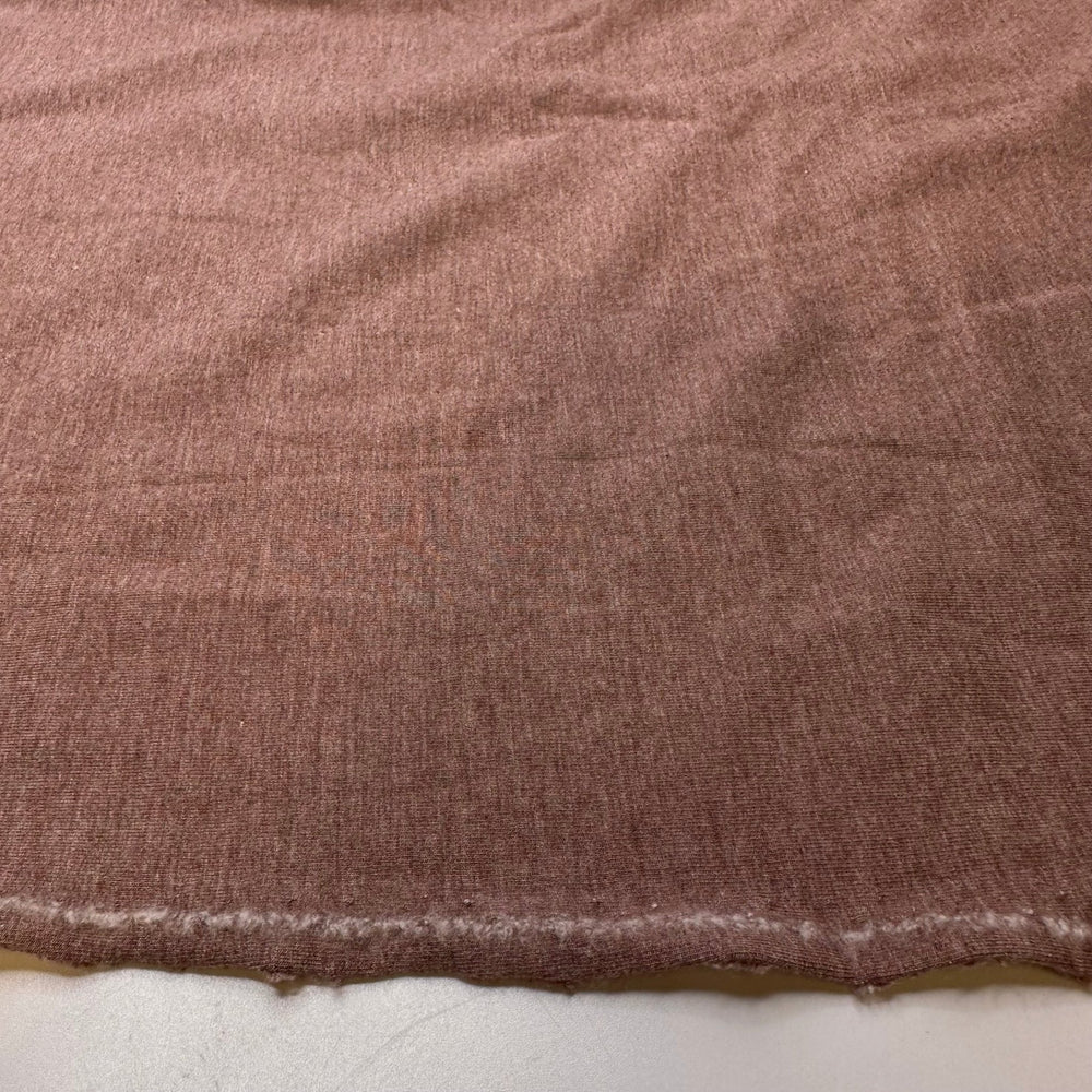 Making A Gingerbread House - Jersey Fleece Bamboo Blend Knit - Light Brown - 1.7M Bundle - True Deadstock fabric Fabric by private - Sustainable Textile | FABCYCLE