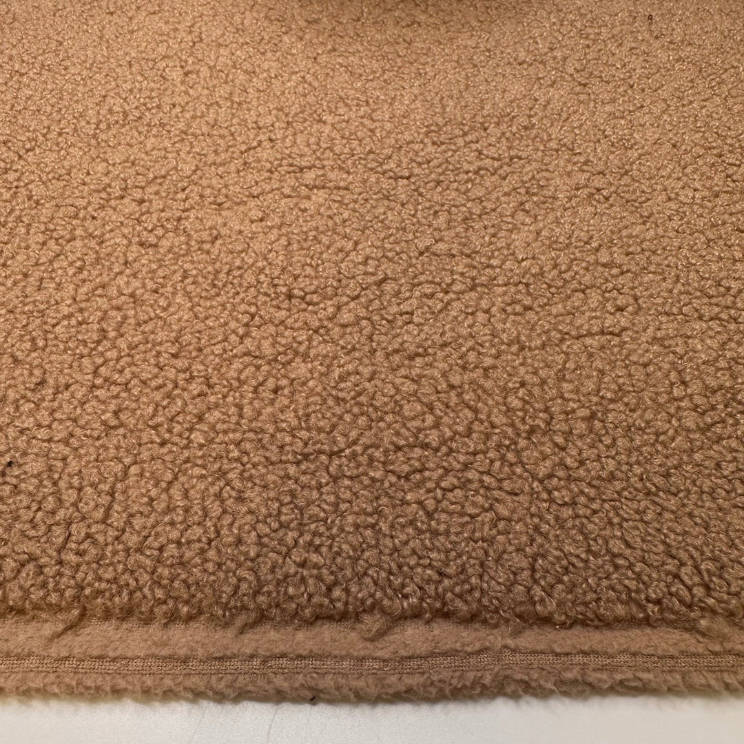 Making A Lean To - Fleece Polyester Blend Knit - Light Beige - 2M Bundle - True Deadstock fabric Fabric by private - Sustainable Textile | FABCYCLE