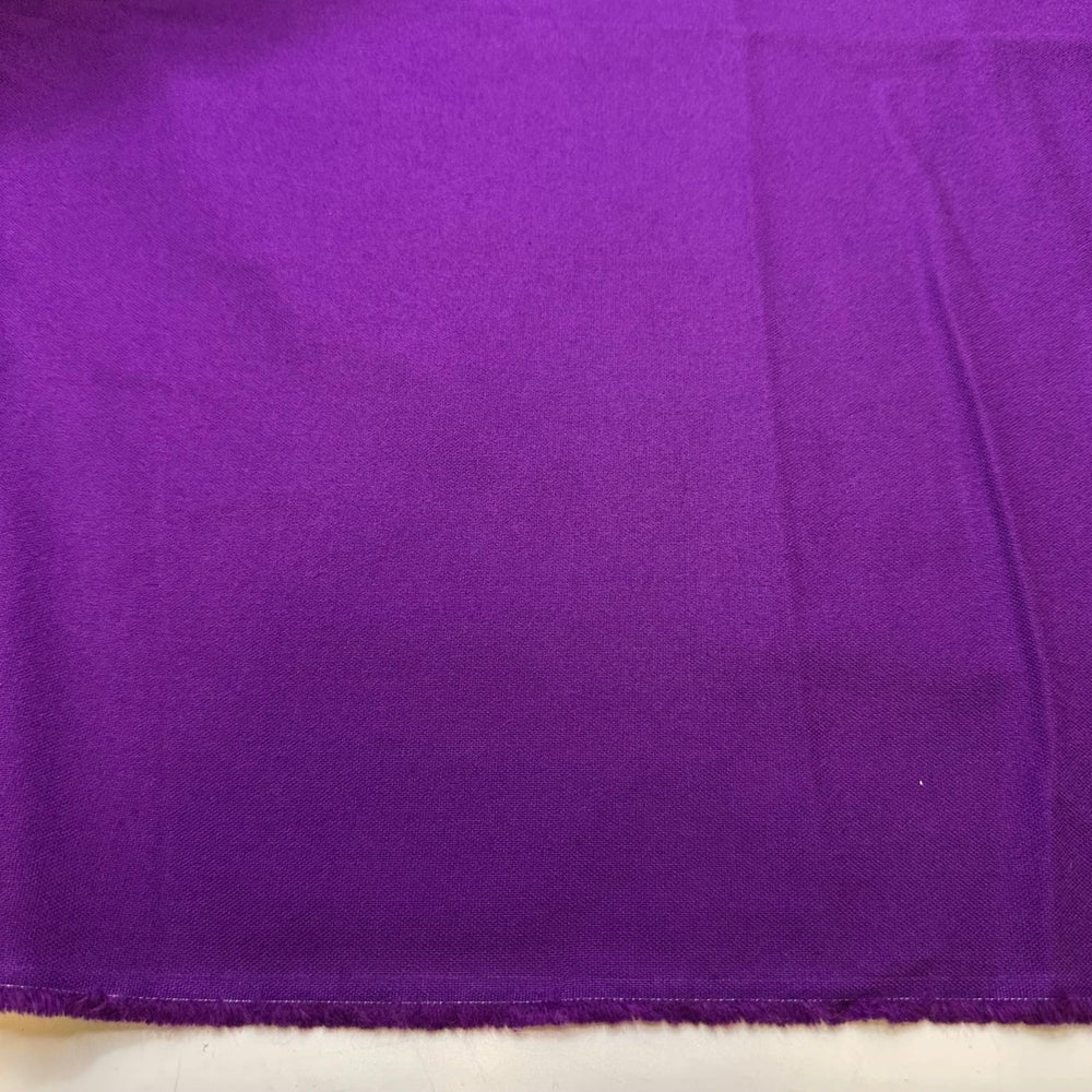 Making A New Coat - Brushed Twill Weave Cotton Woven - Purple - 2M Bundle - True Deadstock fabric Fabric by private - Sustainable Textile | FABCYCLE