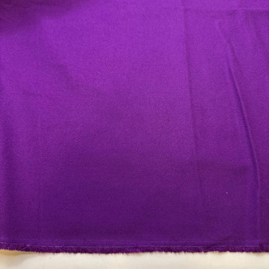 Making A New Coat - Brushed Twill Weave Cotton Woven - Purple - 2M Bundle - True Deadstock fabric Fabric by private - Sustainable Textile | FABCYCLE