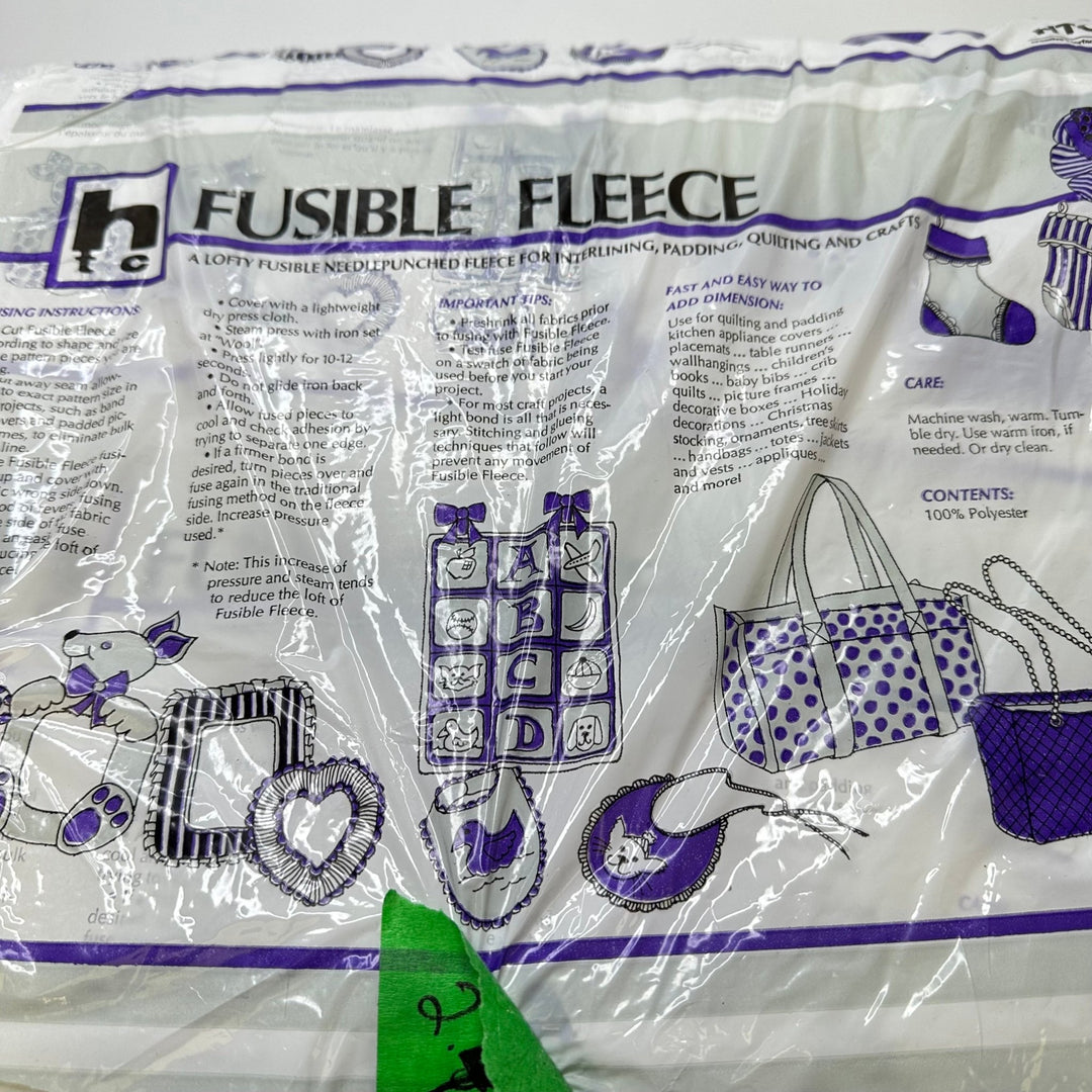 Making A Tree Skirt - Fusible Fleece Poly Woven - White - 2.4M Bundle - True Deadstock fabric Fabric by private - Sustainable Textile | FABCYCLE