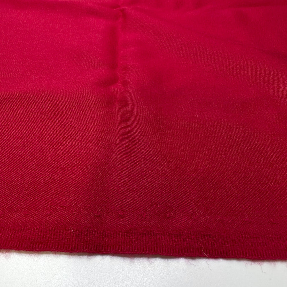 Making A Tux For Santa - Wool Woven - Red - 0.85M Bundle - True Deadstock fabric Fabric by private - Sustainable Textile | FABCYCLE