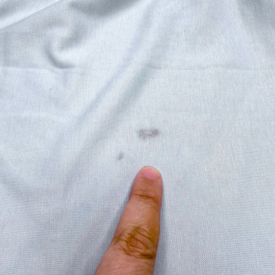 Making Macarons - Rib Knit Cotton Blend Knit - Light Blue - 1.3M Bundle - True Deadstock fabric Fabric by private - Sustainable Textile | FABCYCLE