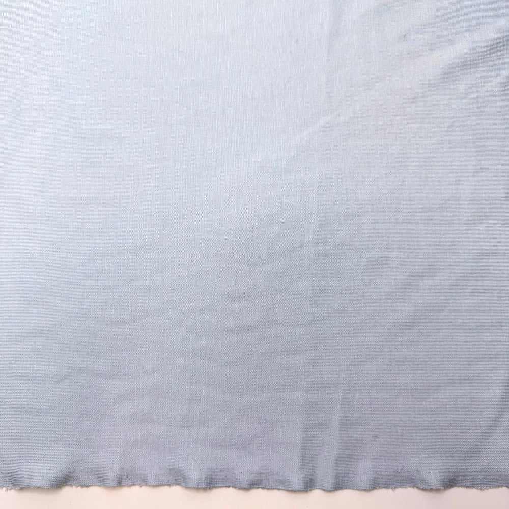 Making Macarons - Rib Knit Cotton Blend Knit - Light Blue - 1.3M Bundle - True Deadstock fabric Fabric by private - Sustainable Textile | FABCYCLE
