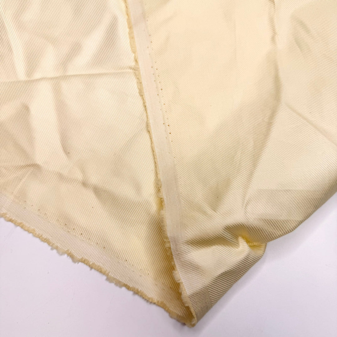 Making Mashed Potatoes - Twill Weave Cotton/Rayon Woven - Dark Cream - 1M Bundle - True Deadstock fabric Fabric by private - Sustainable Textile | FABCYCLE