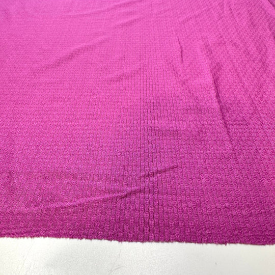 Making Me Blush - Polyester Blend Knit - Magenta - 4M Bundle - True Deadstock fabric Fabric by private - Sustainable Textile | FABCYCLE