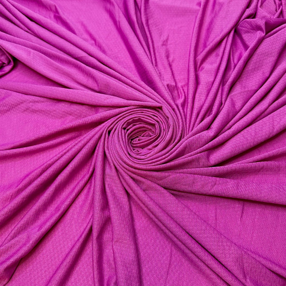 Making Me Blush - Polyester Blend Knit - Magenta - 4M Bundle - True Deadstock fabric Fabric by private - Sustainable Textile | FABCYCLE