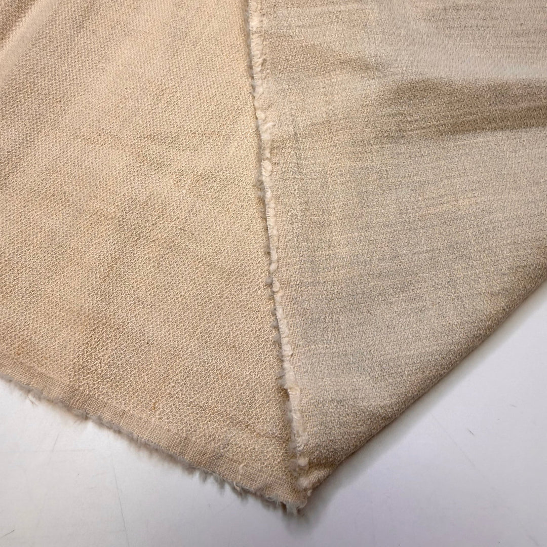 Making My Own Bread - Cotton Blend Woven - Light Beige - 2M Bundle - True Deadstock fabric Fabric by private - Sustainable Textile | FABCYCLE