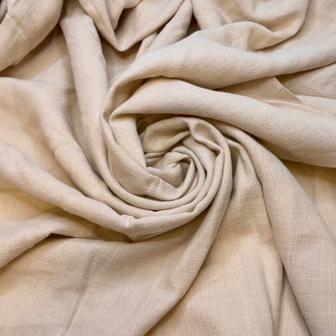 Making My Own Bread - Cotton Blend Woven - Light Beige - 2M Bundle - True Deadstock fabric Fabric by private - Sustainable Textile | FABCYCLE