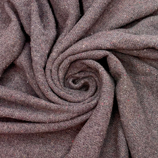 Making My Party Outfit - Tweed Wool/Unknown Reclaimed Fibers Woven - Dark Grey Multi - 1.75M Bundle - True Deadstock fabric Fabric by private - Sustainable Textile | FABCYCLE