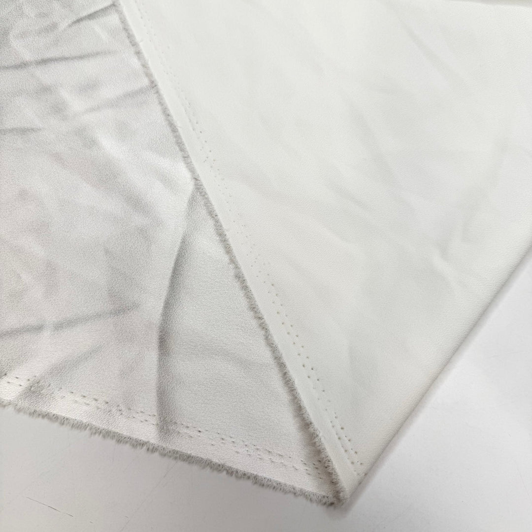Making My Wedding Dress - Satin Polyester Blend Woven - White - 3.5M Bundle - True Deadstock fabric Fabric by private - Sustainable Textile | FABCYCLE