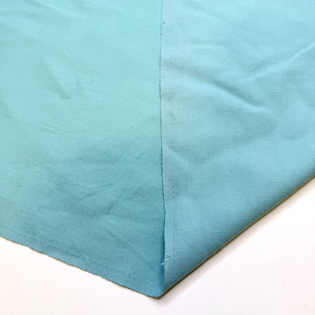 Making New Friends - Cotton Blend Woven - Light Blue - 3M Bundle - True Deadstock fabric Fabric by private - Sustainable Textile | FABCYCLE