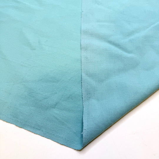 Making New Friends - Cotton Blend Woven - Light Blue - 3M Bundle - True Deadstock fabric Fabric by private - Sustainable Textile | FABCYCLE