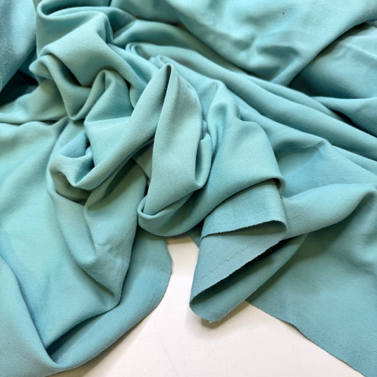 Making New Friends - Cotton Blend Woven - Light Blue - 3M Bundle - True Deadstock fabric Fabric by private - Sustainable Textile | FABCYCLE